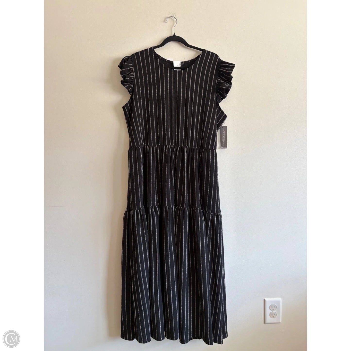 Dress Casual Maxi By Lane Bryant In Black, Size: 18