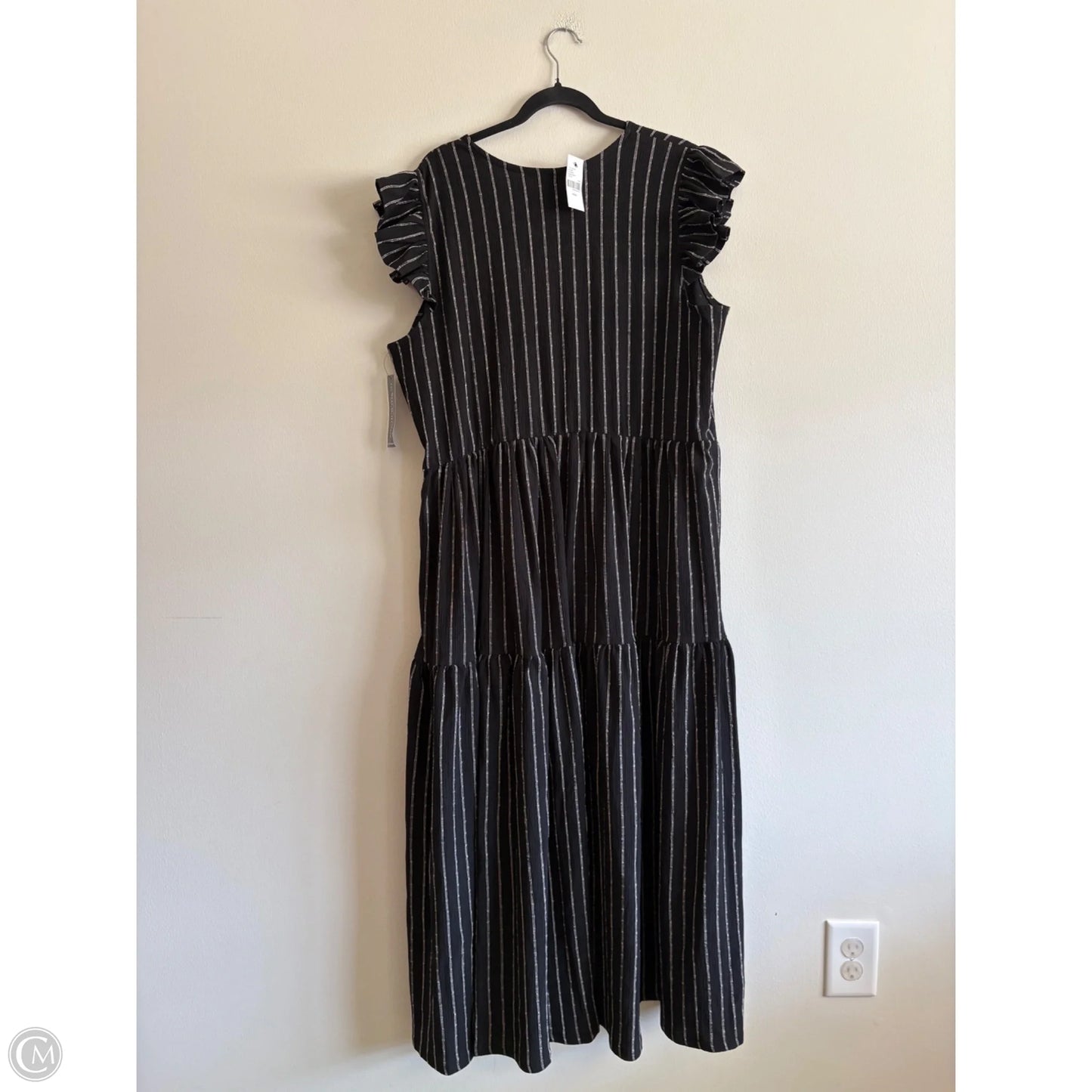 Dress Casual Maxi By Lane Bryant In Black, Size: 18