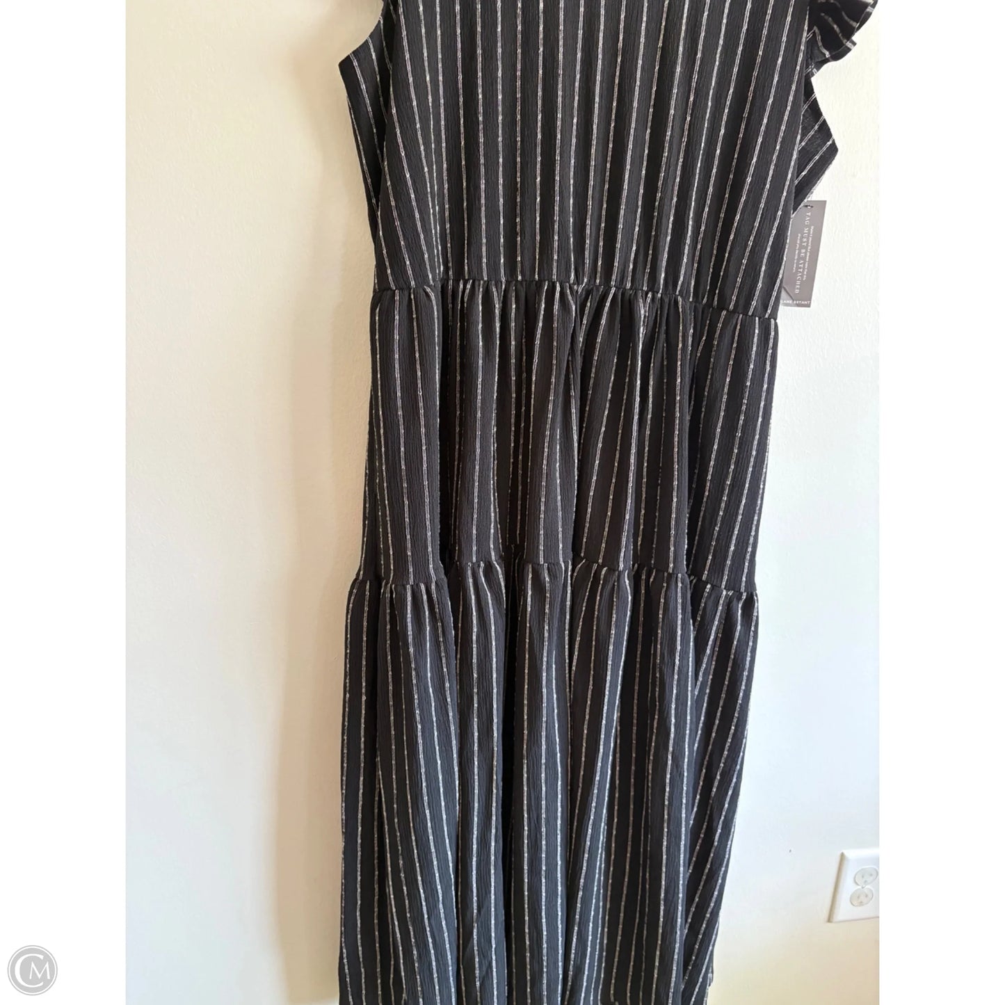 Dress Casual Maxi By Lane Bryant In Black, Size: 18