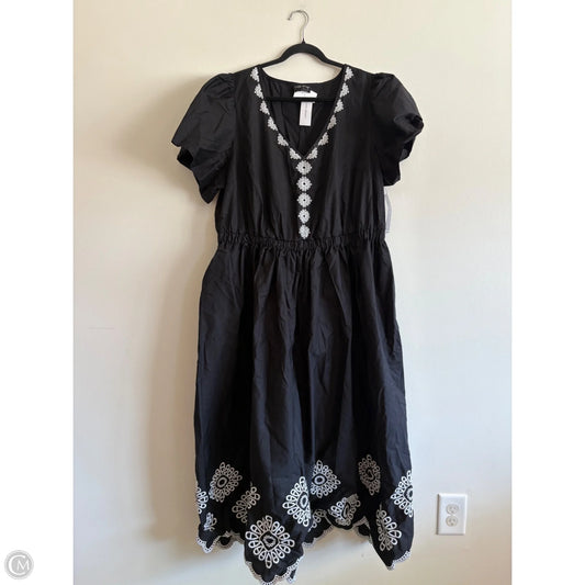 Dress Casual Maxi By Lane Bryant In Black, Size: 20