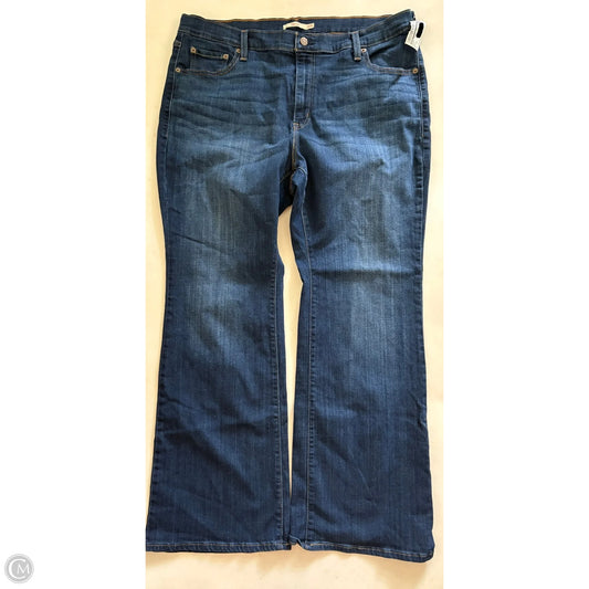 Jeans Flared By Levis In Blue, Size: 20