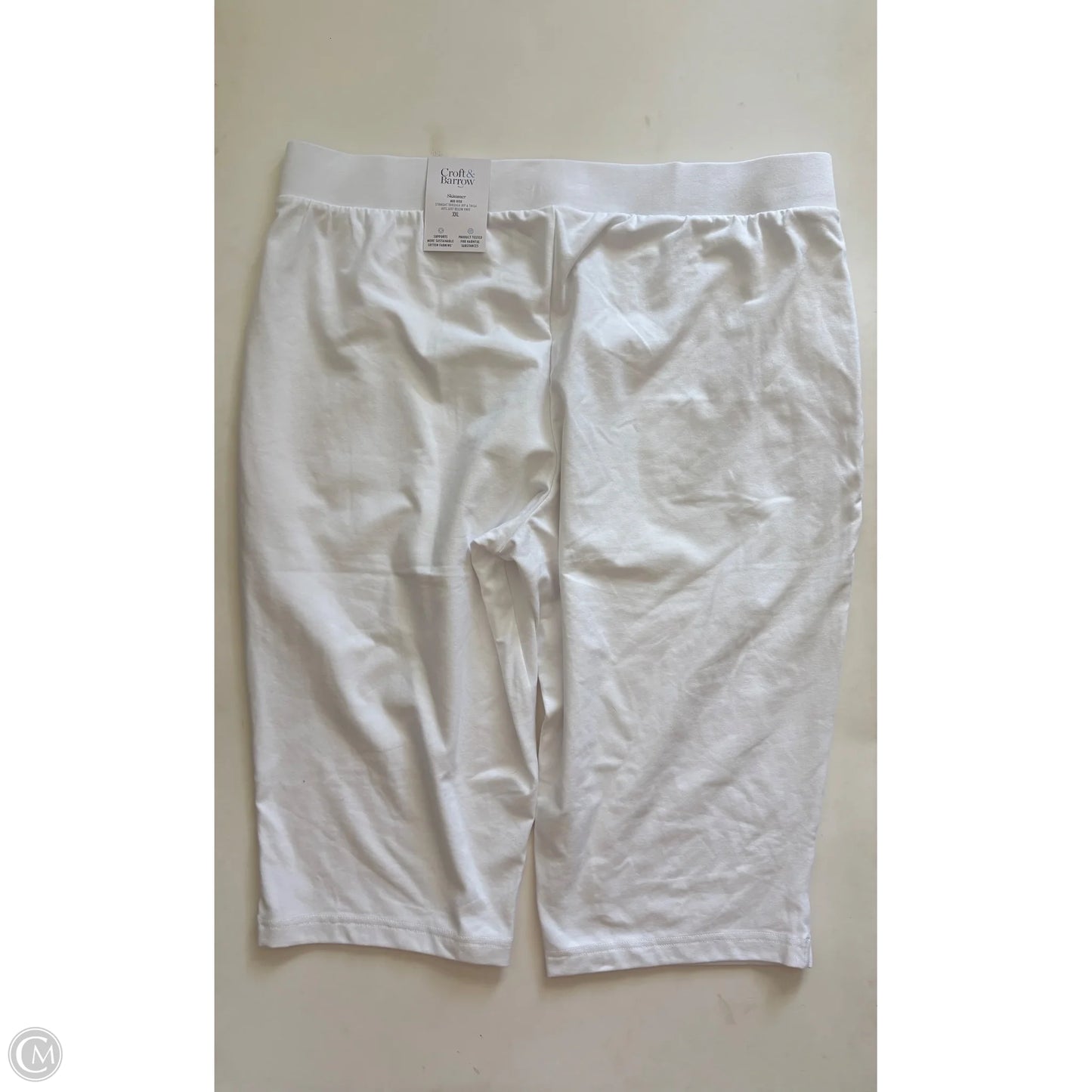 Shorts By Croft And Barrow In White, Size: Xxl