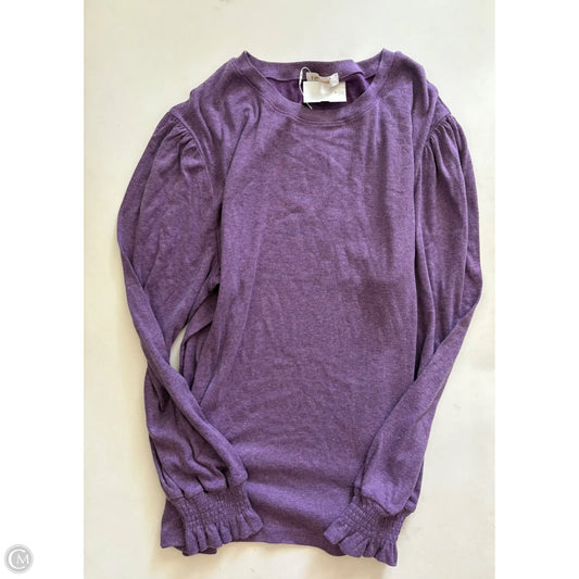 Top Long Sleeve By FANTASLOOK In Purple, Size: Xxl
