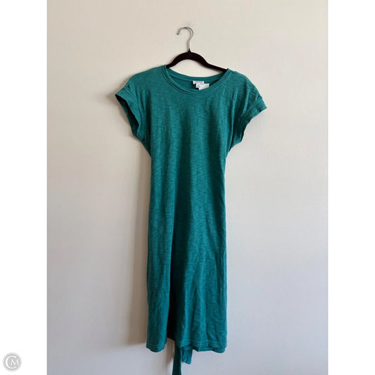 Dress Casual Midi By J. Crew In Teal, Size: Xs