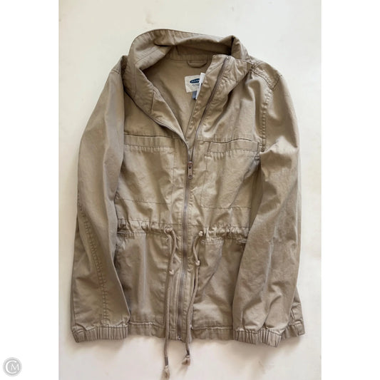 Jacket Fleece By Old Navy In Beige, Size: M