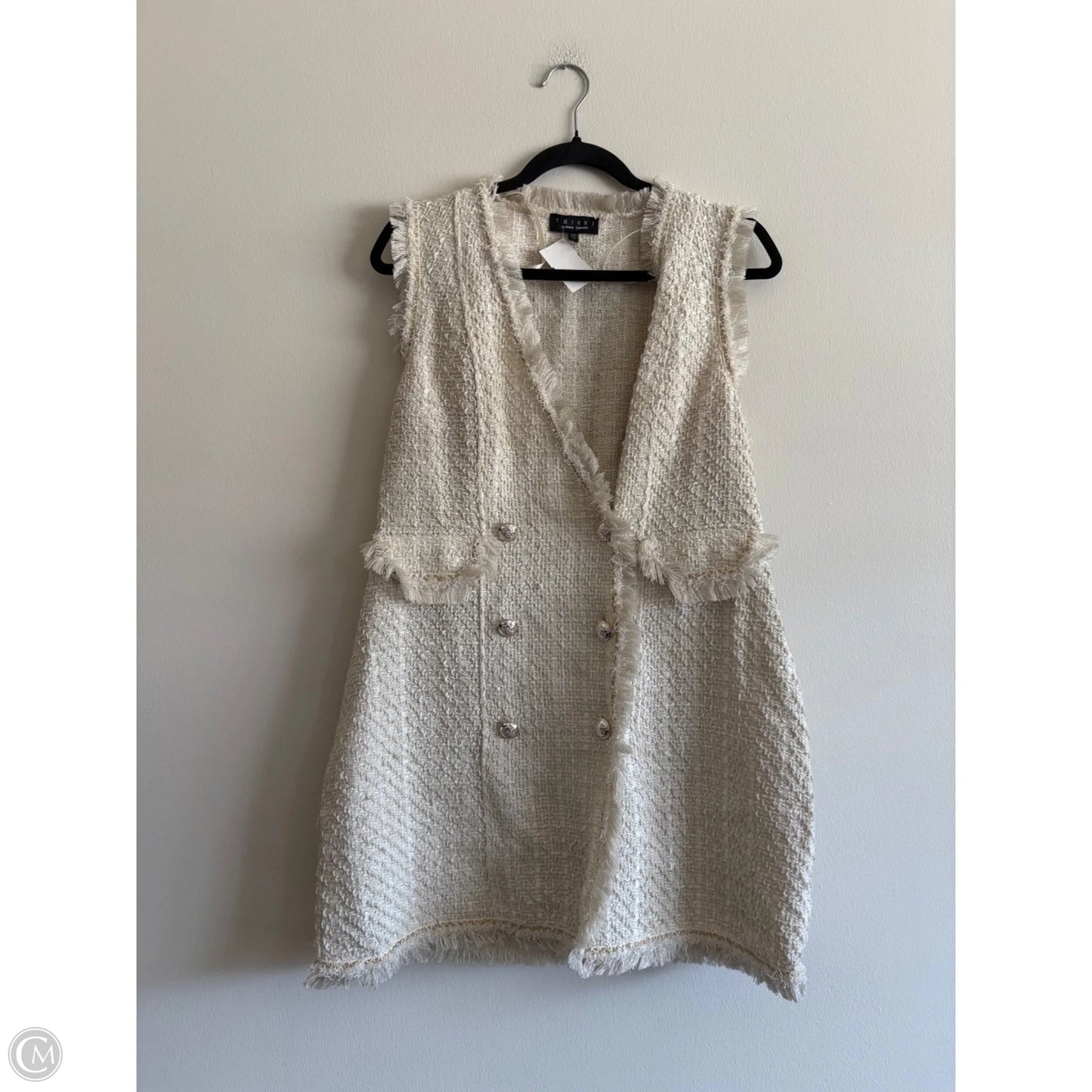 Vest Other By Trixxi In Cream, Size: Xl