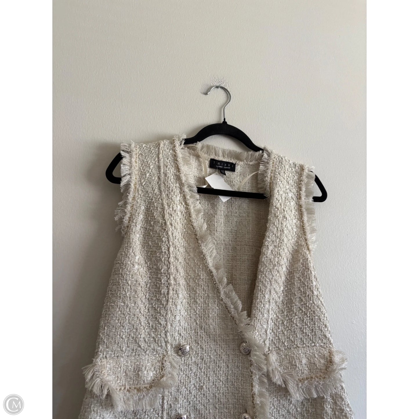 Vest Other By Trixxi In Cream, Size: Xl