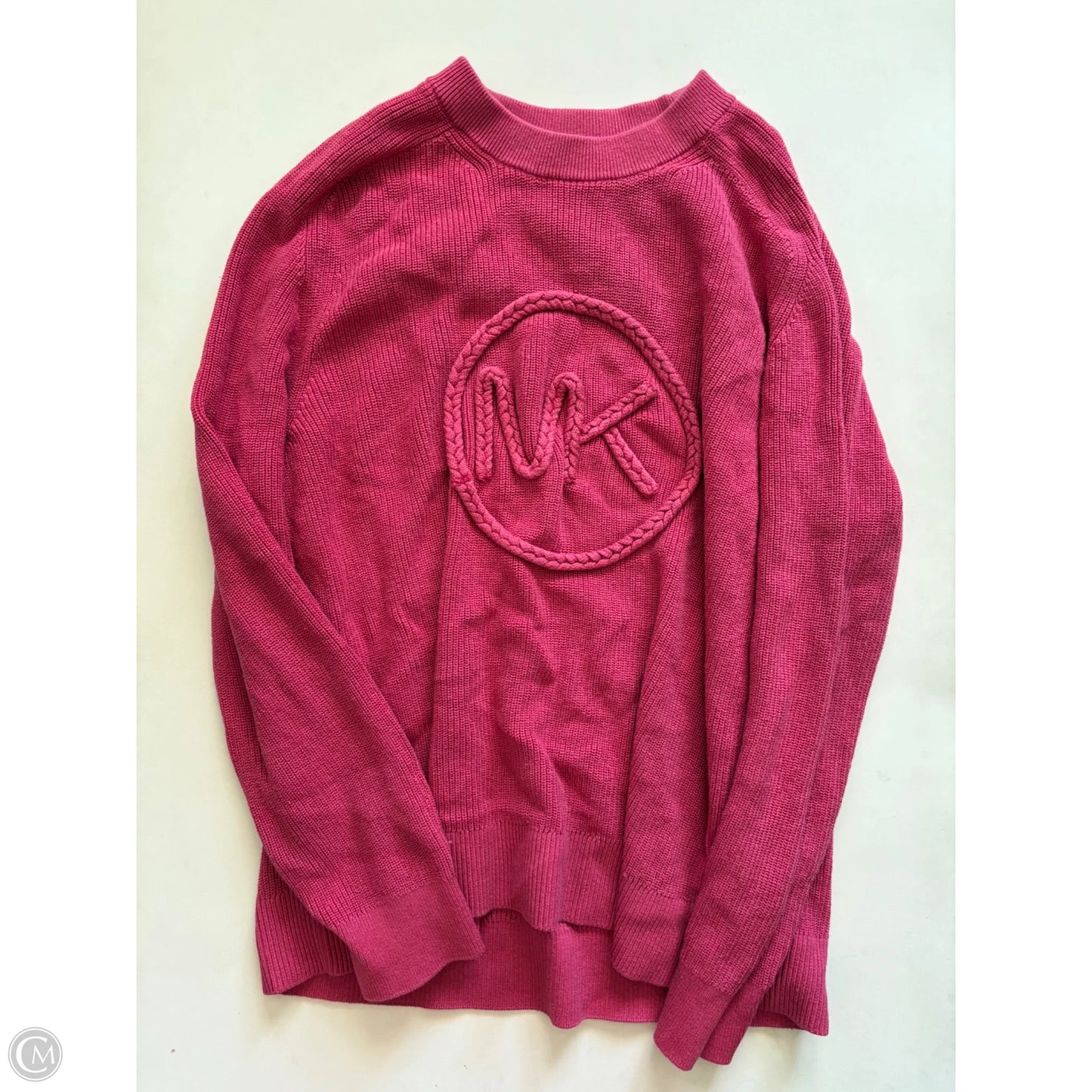 Sweater Designer By Michael Kors In Pink, Size: L