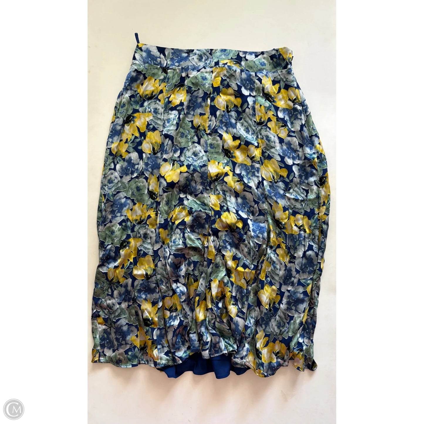 Skirt Midi By White House Black Market In Blue, Size: 12