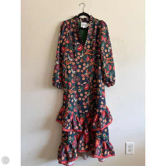 Dress Party Long By ALDEN ADAIR In Floral Print, Size: L