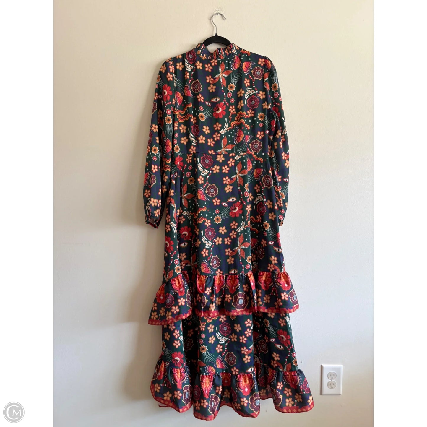 Dress Party Long By ALDEN ADAIR In Floral Print, Size: L