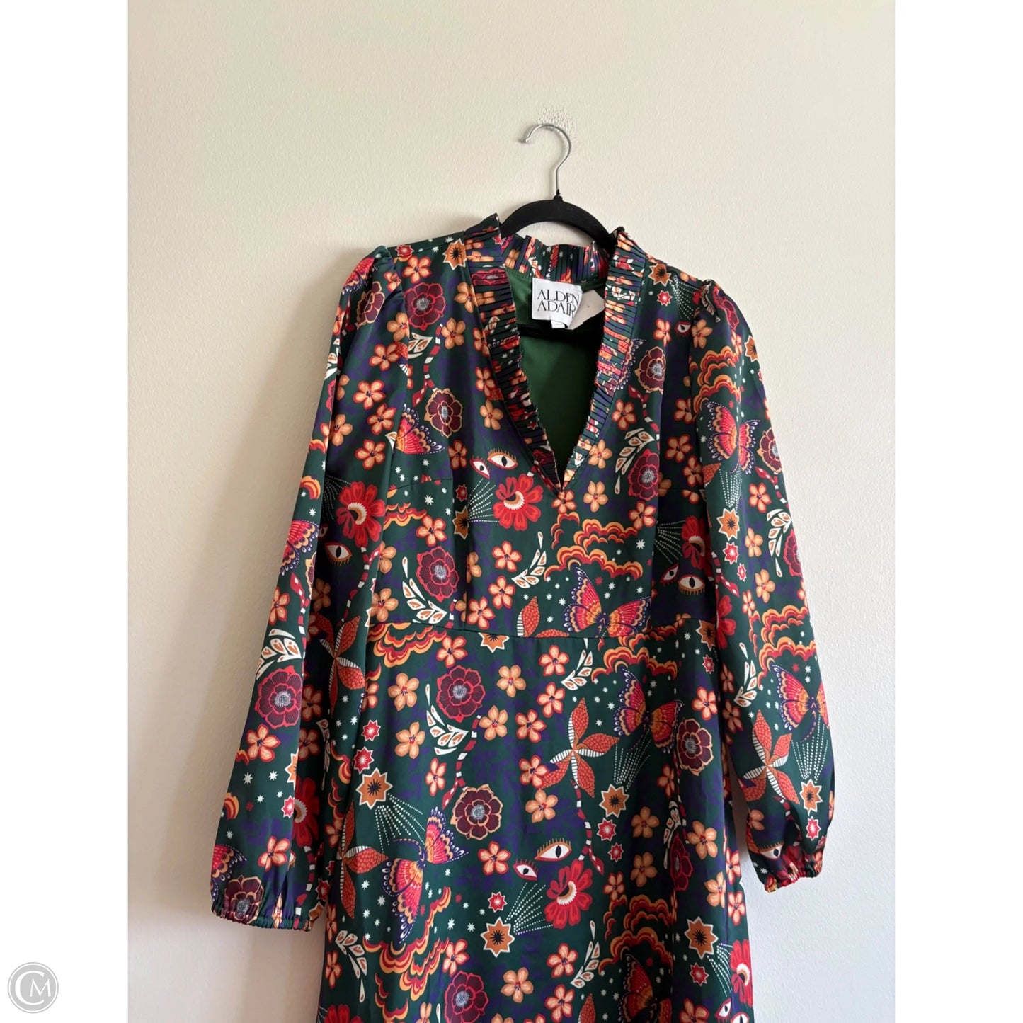 Dress Party Long By ALDEN ADAIR In Floral Print, Size: L
