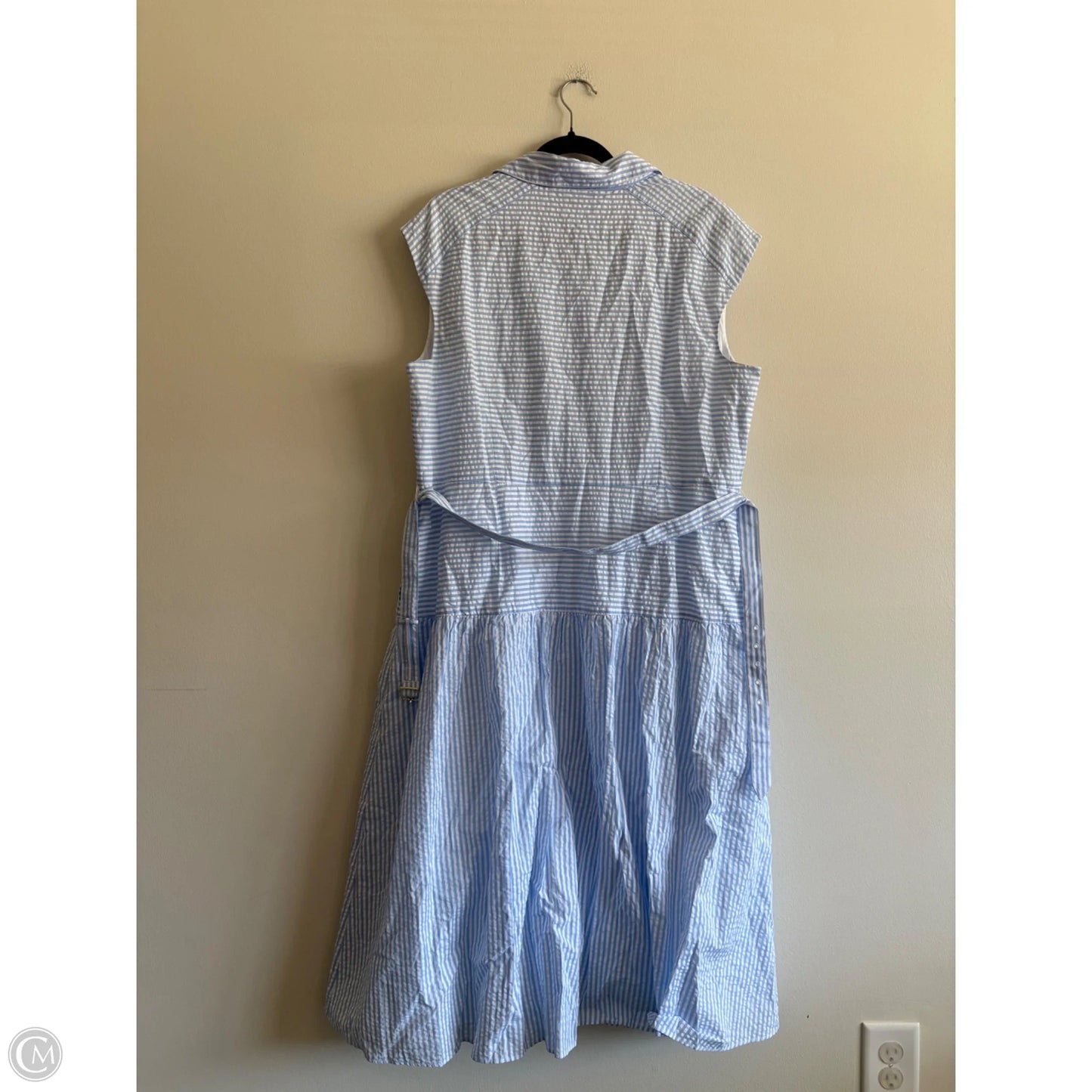 Dress Casual Maxi By Talbots In Blue, Size: 16
