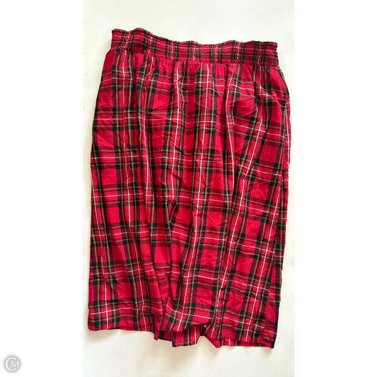 Skirt Maxi By Old Navy In Plaid Pattern, Size: Xxl