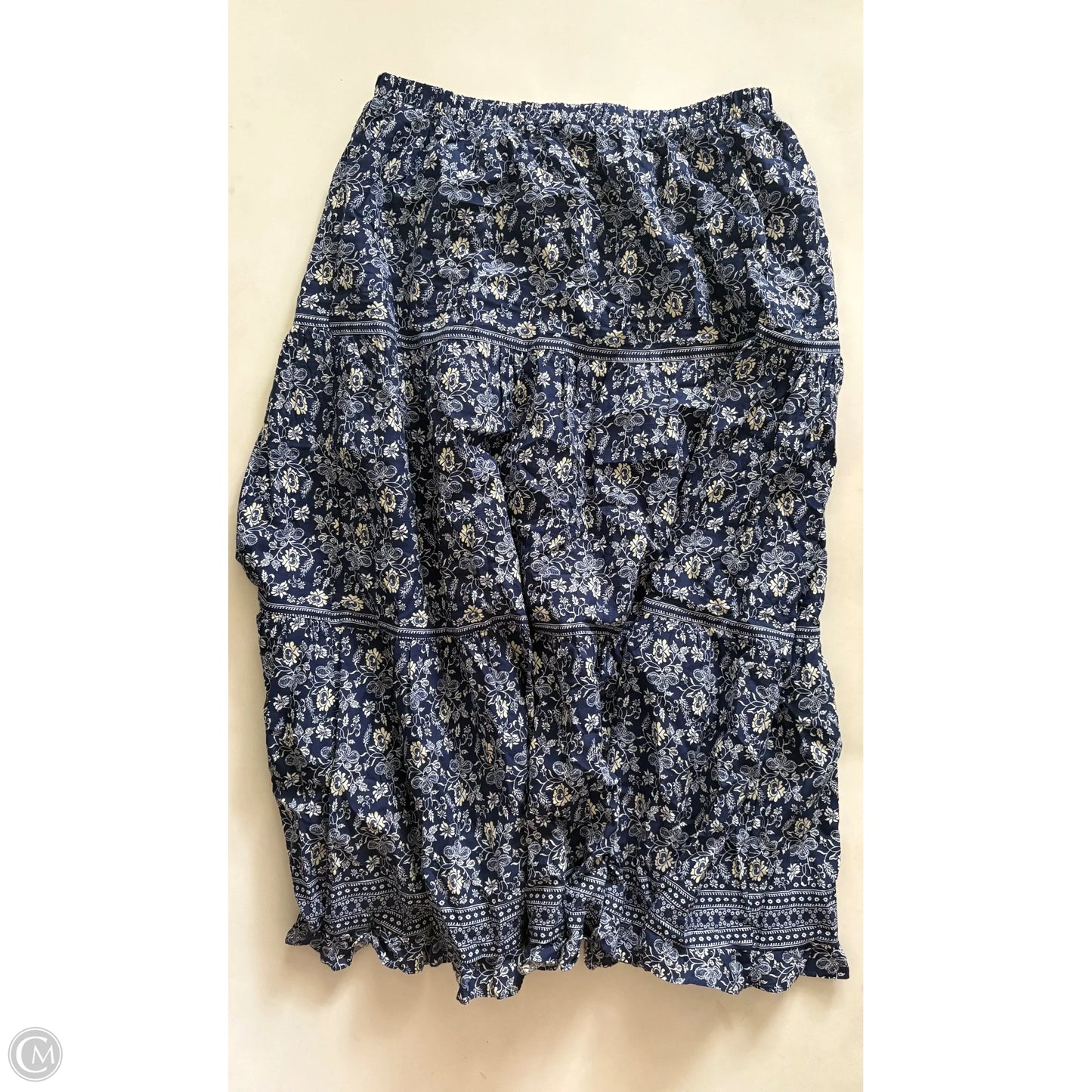 Skirt Maxi By Max Studio In Blue, Size: L