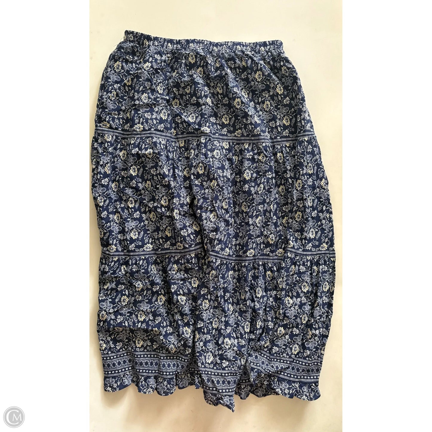 Skirt Maxi By Max Studio In Blue, Size: L