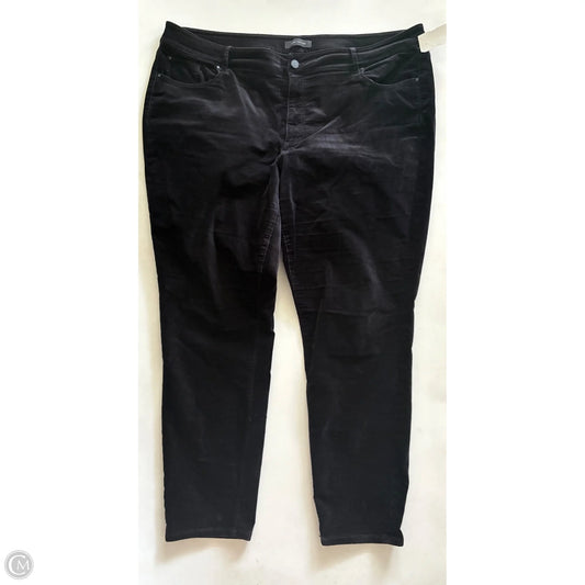 Pants Corduroy By Ann Taylor In Black, Size: 18