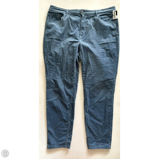 Pants Corduroy By Loft In Blue, Size: 18