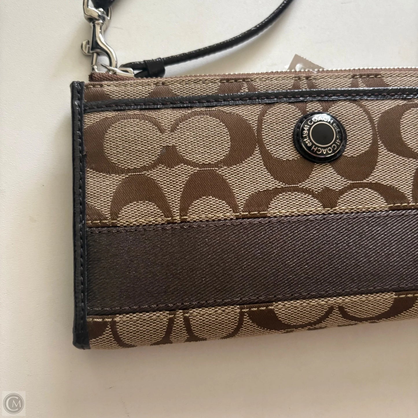 Wristlet Designer By Coach, Size: Medium