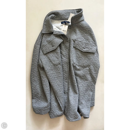 Jacket Fleece By Simply Southern In Grey, Size: Xl
