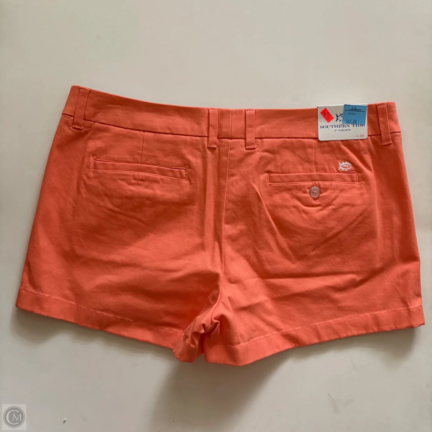 Shorts By Southern Tide In Orange, Size: 12