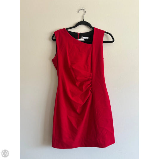 Dress Party Short By Calvin Klein In Red, Size: 4