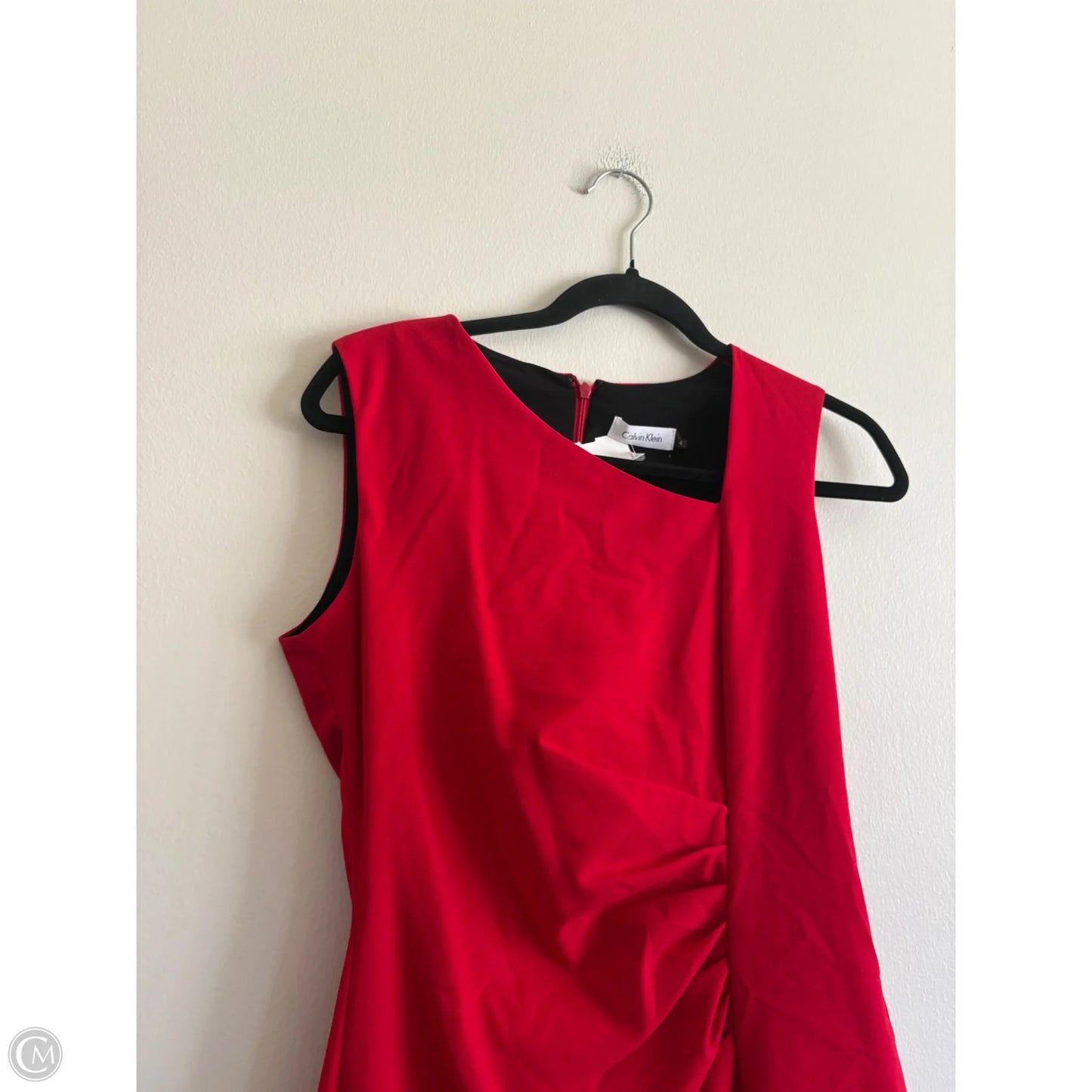 Dress Party Short By Calvin Klein In Red, Size: 4