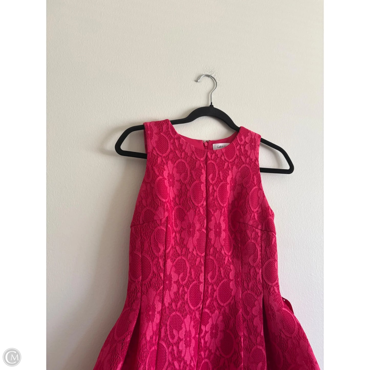 Dress Party Midi By Calvin Klein In Pink, Size: 4