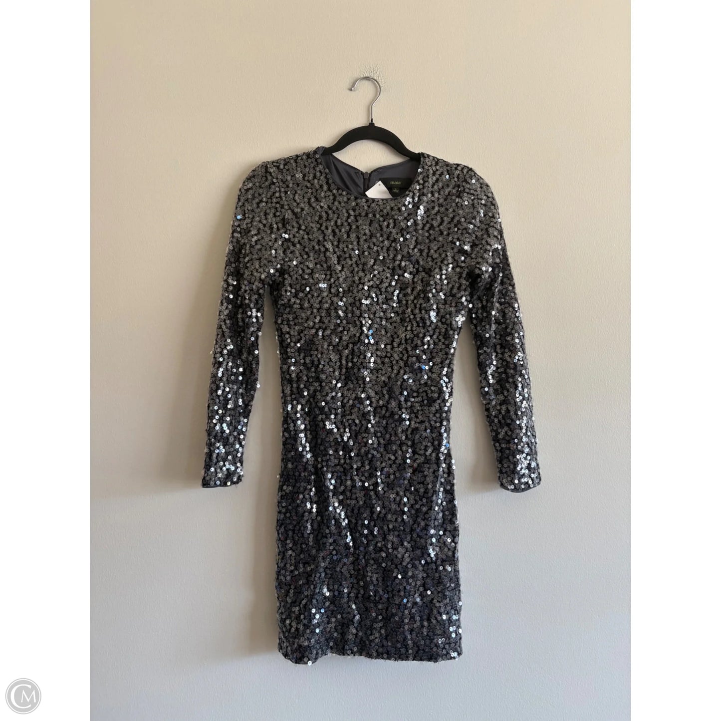 Dress Party Short By MAIA In Grey & Silver, Size: 2
