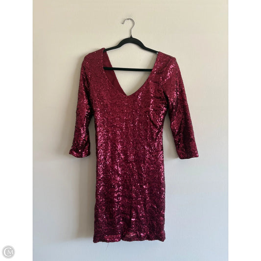 Dress Party Short By CRYSTAL DOLL In Red, Size: M