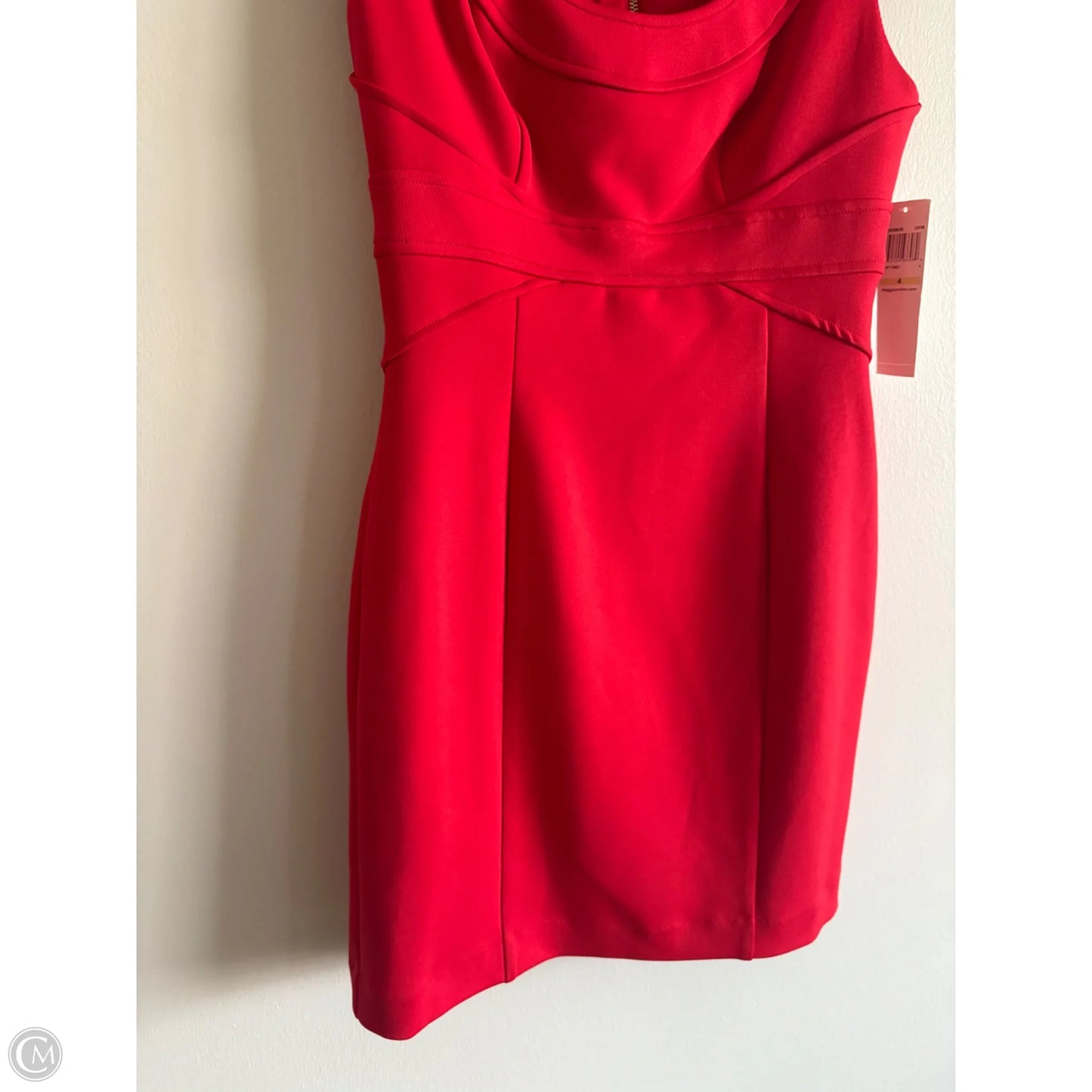 Dress Party Short By Maggy London In Orange, Size: 4