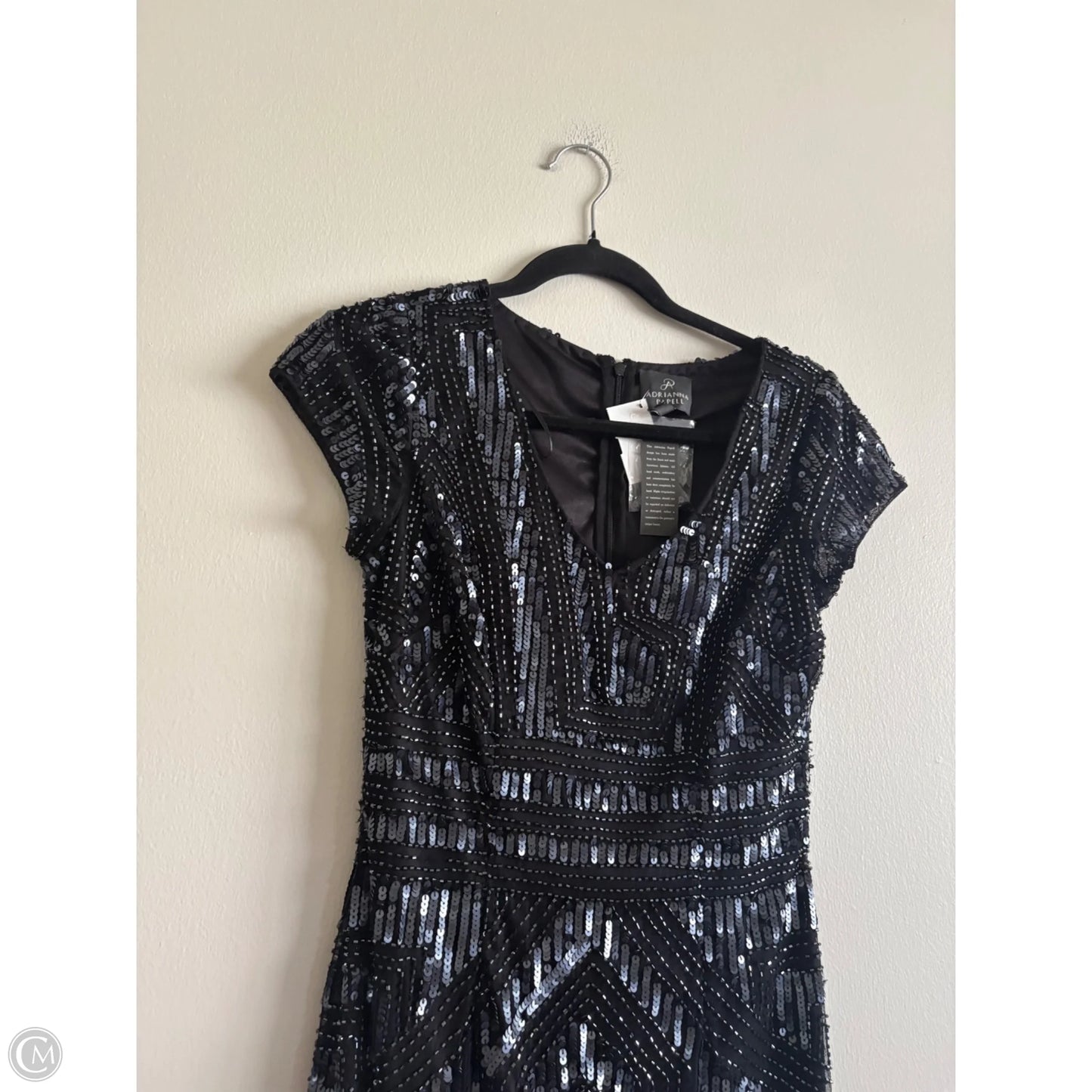 Dress Party Short By Adrianna Papell In Black, Size: 2