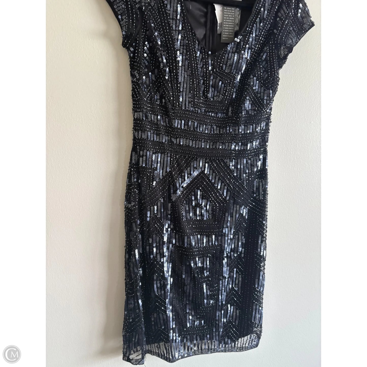 Dress Party Short By Adrianna Papell In Black, Size: 2