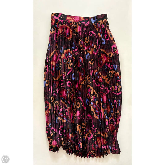 Skirt Midi By Ann Taylor In Multi-colored, Size: 0