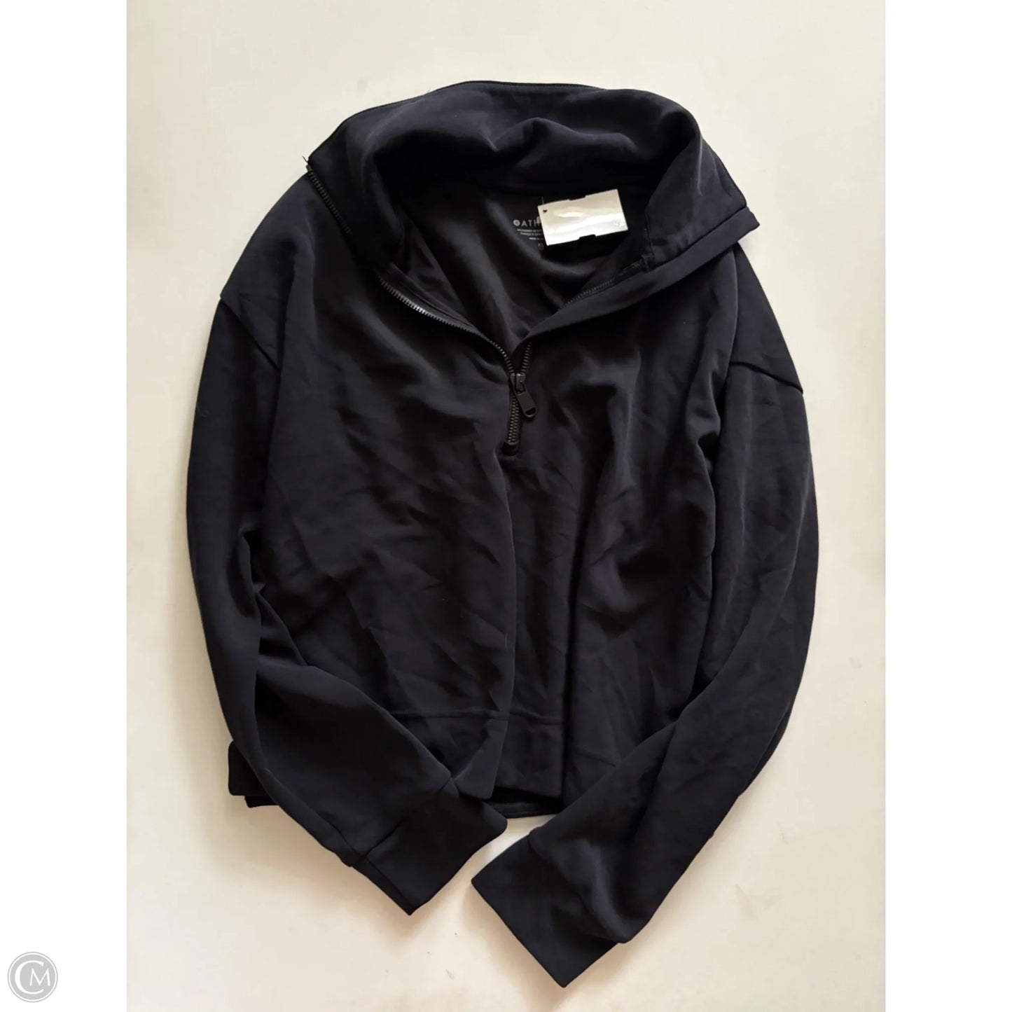 Athletic Jacket By Athleta In Black, Size: Xs