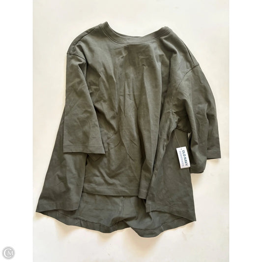 Top Short Sleeve By Old Navy In Green, Size: S