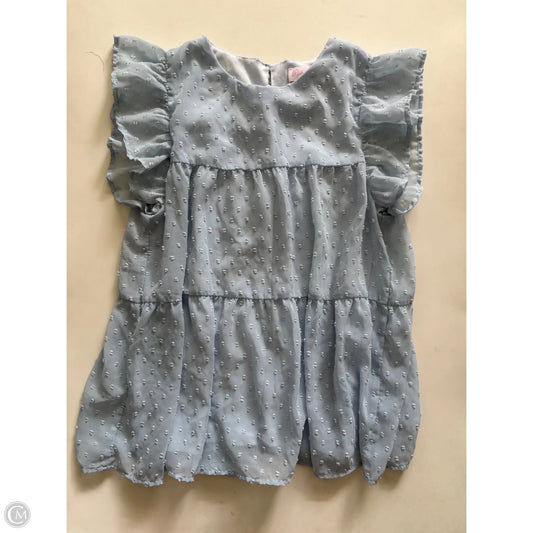 Top Sleeveless By Pink Lily In Blue, Size: M