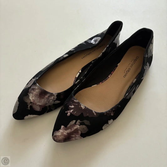 Shoes Flats By Christian Siriano In Floral Print, Size: 10