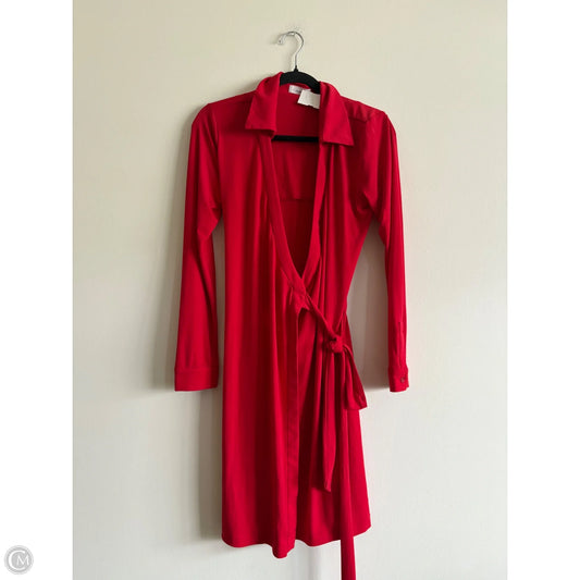 Dress Work By Calvin Klein In Red, Size: 10