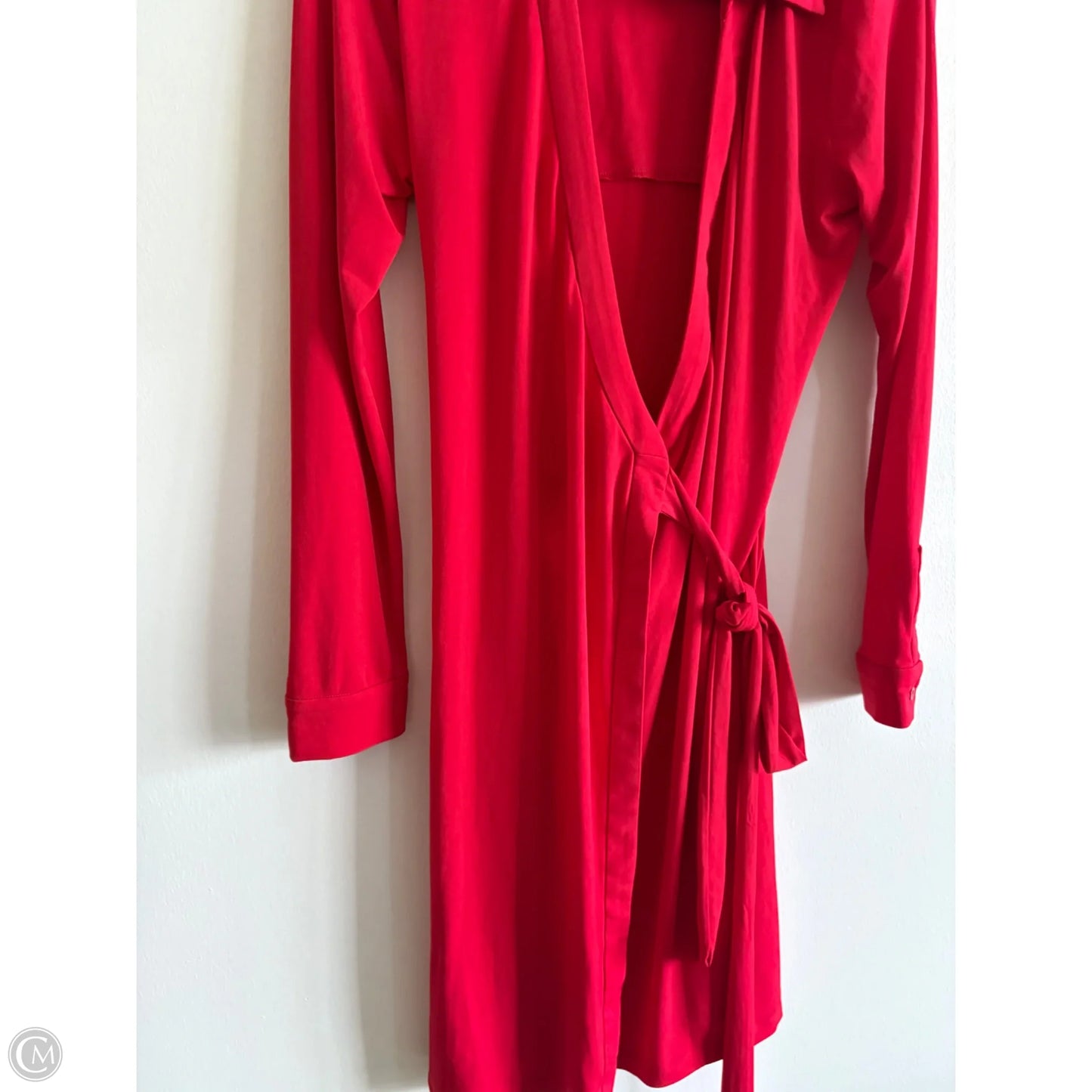 Dress Work By Calvin Klein In Red, Size: 10