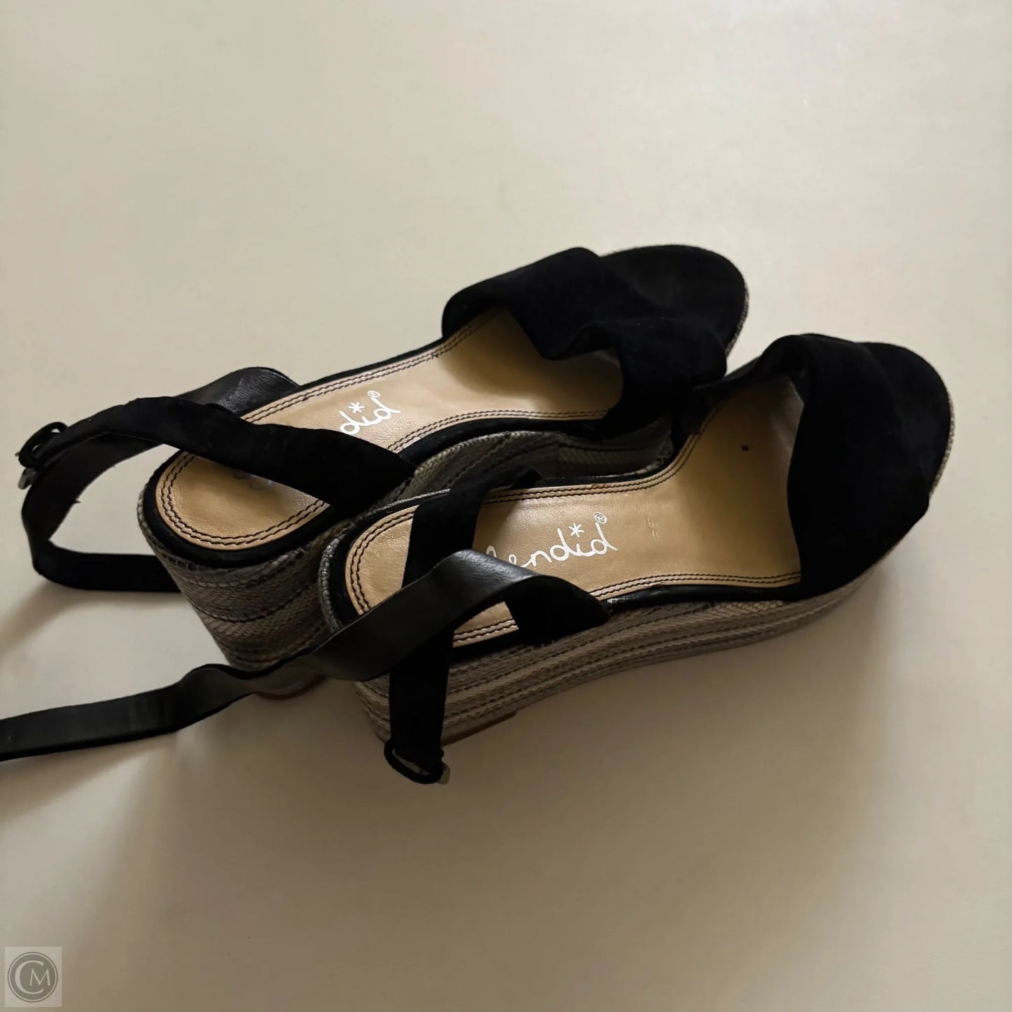 Shoes Heels Wedge By Splendid In Black, Size: 8