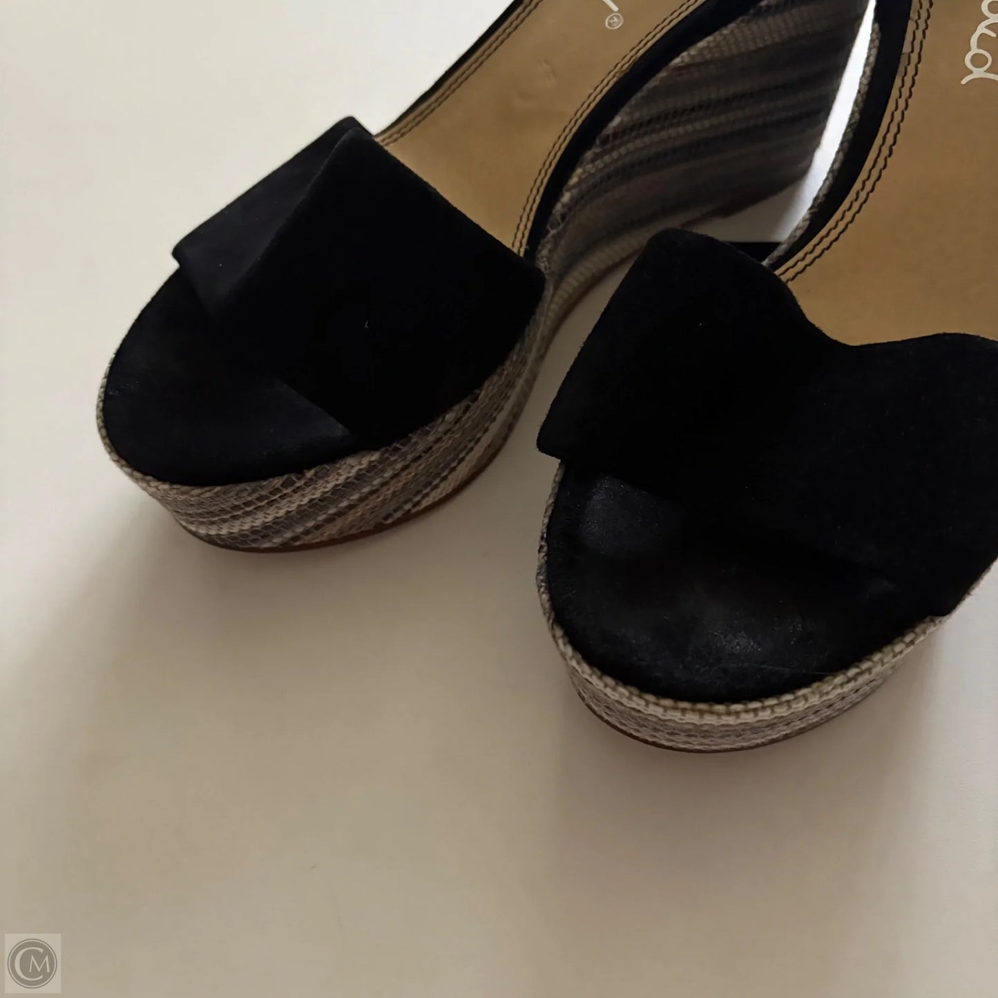 Shoes Heels Wedge By Splendid In Black, Size: 8