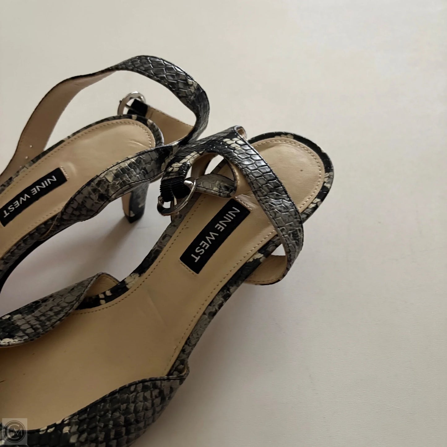 Shoes Heels Kitten By Nine West In Animal Print, Size: 8