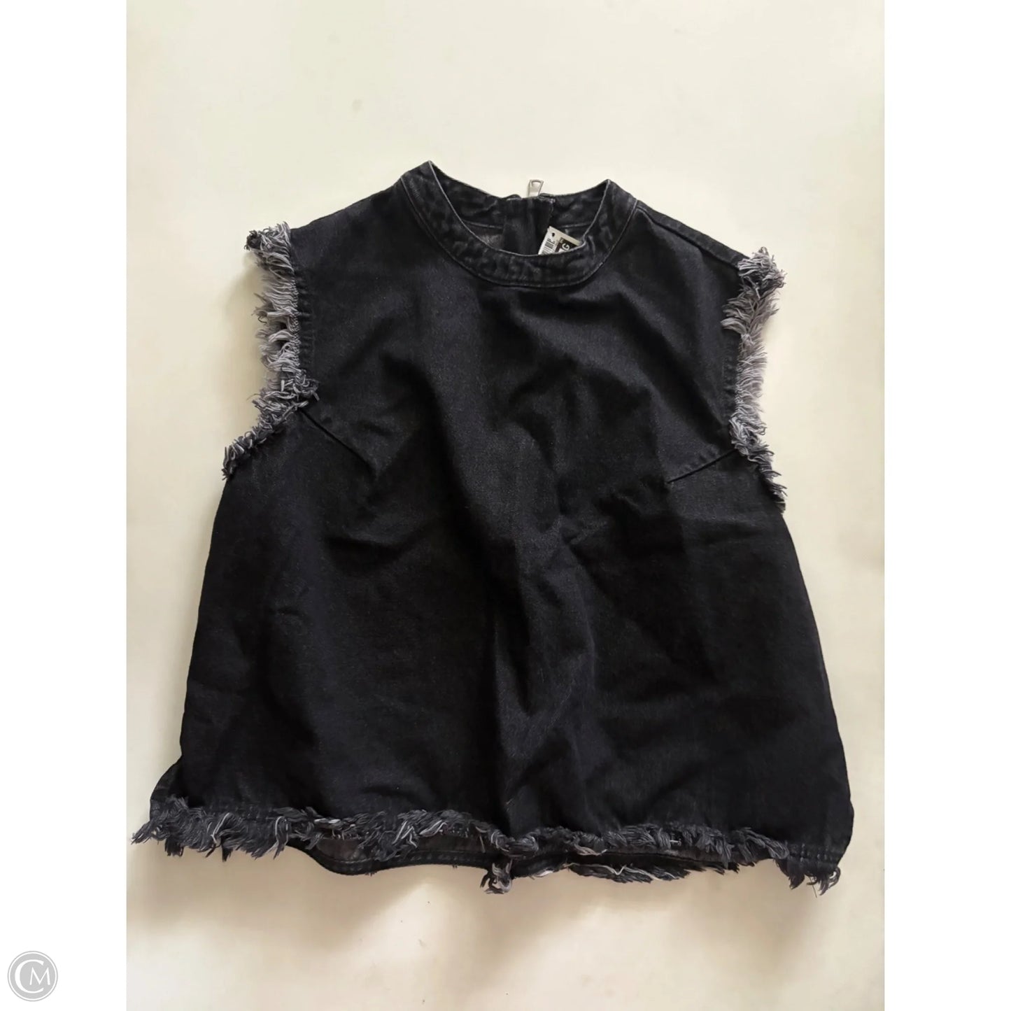 Top Sleeveless By Gap In Black, Size: Xl