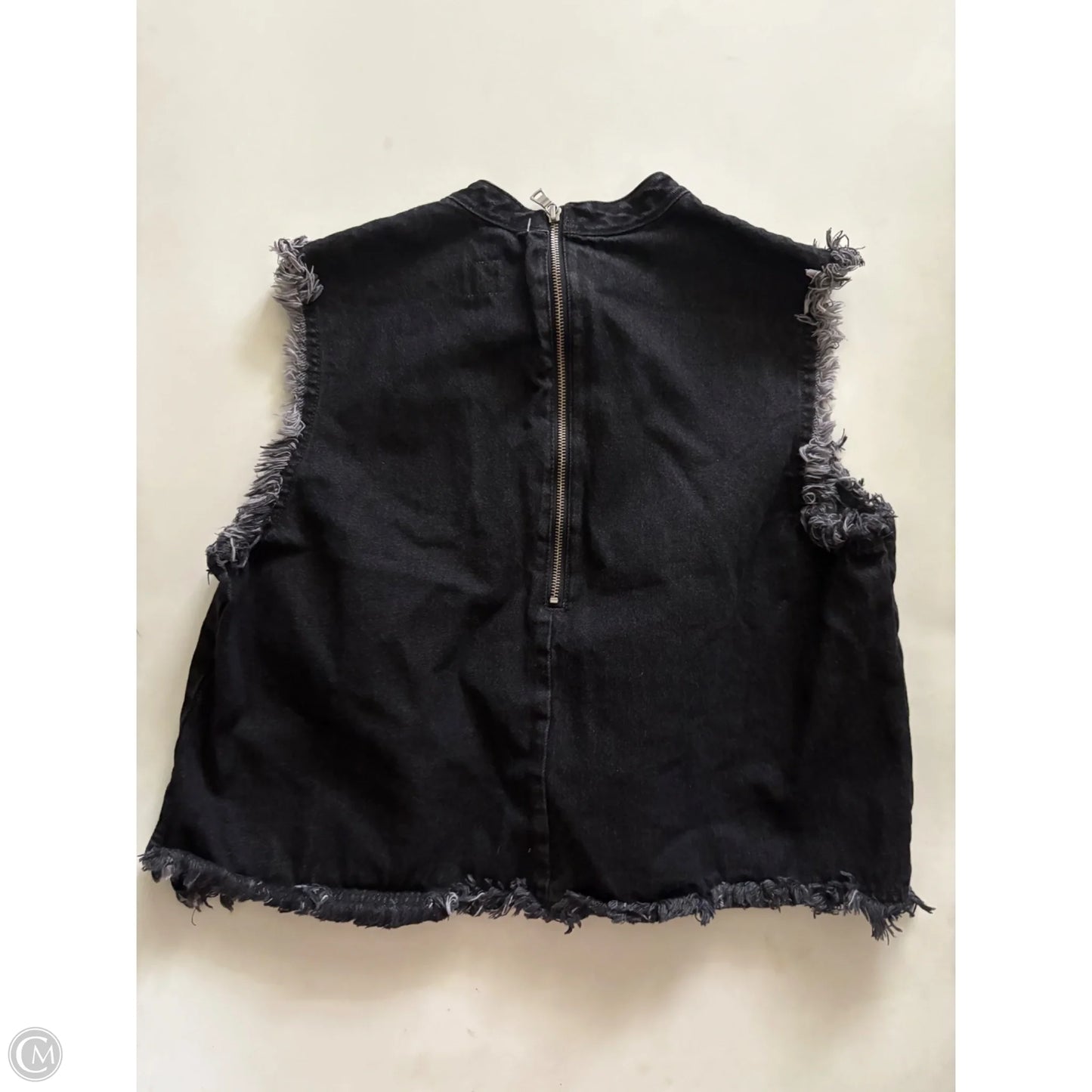 Top Sleeveless By Gap In Black, Size: Xl