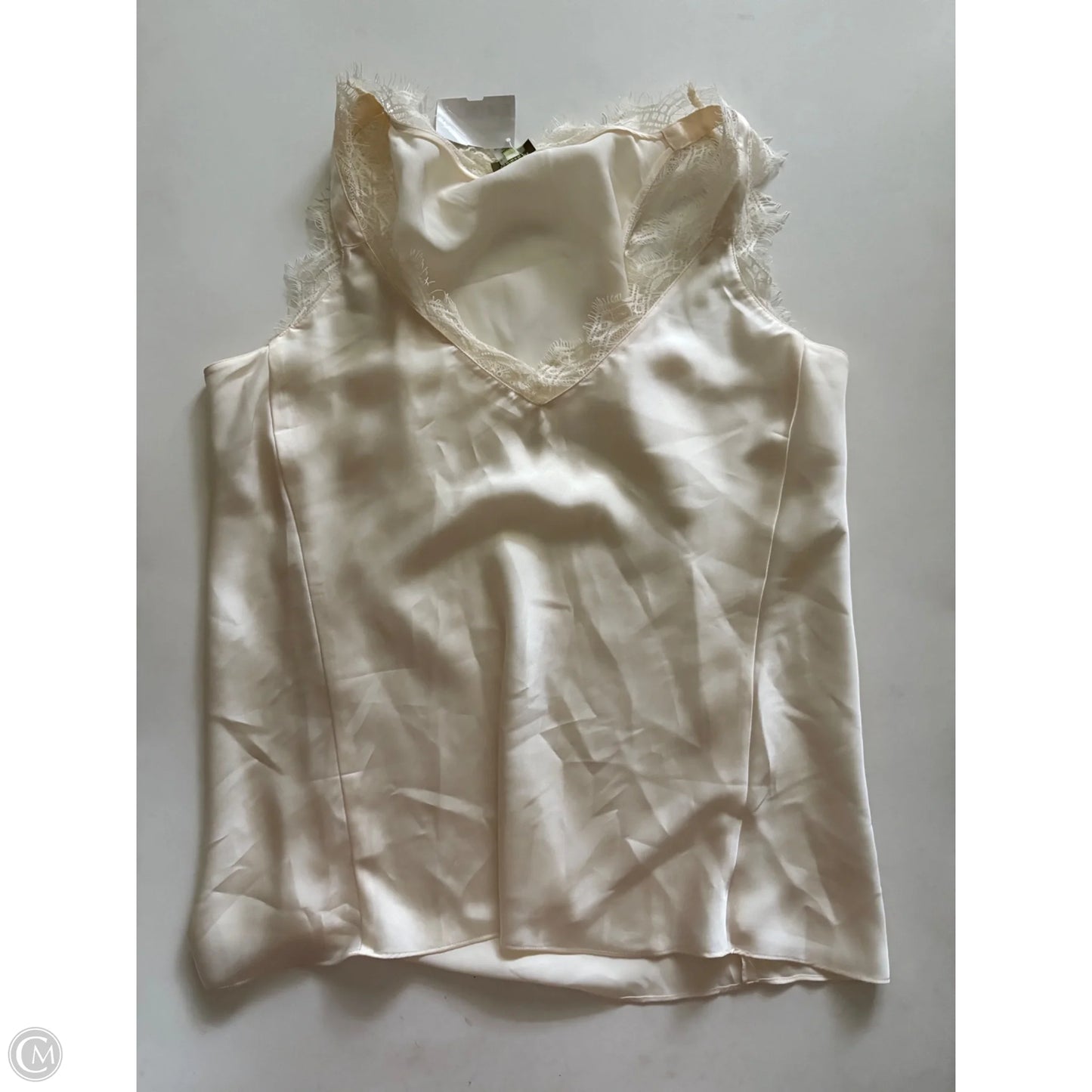 Top Sleeveless By REFUSE TO BE ORDINARY In Ivory, Size: L