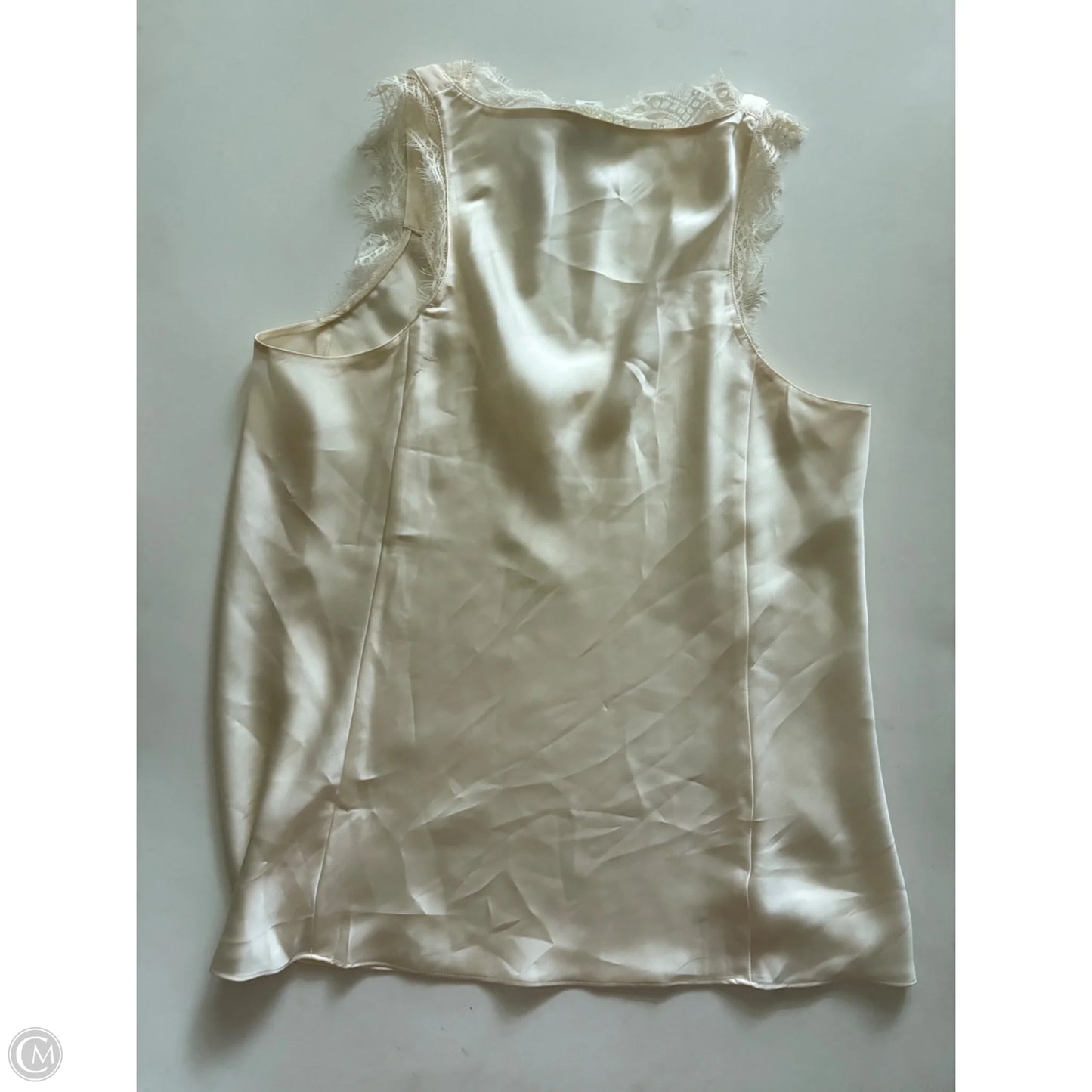Top Sleeveless By REFUSE TO BE ORDINARY In Ivory, Size: L