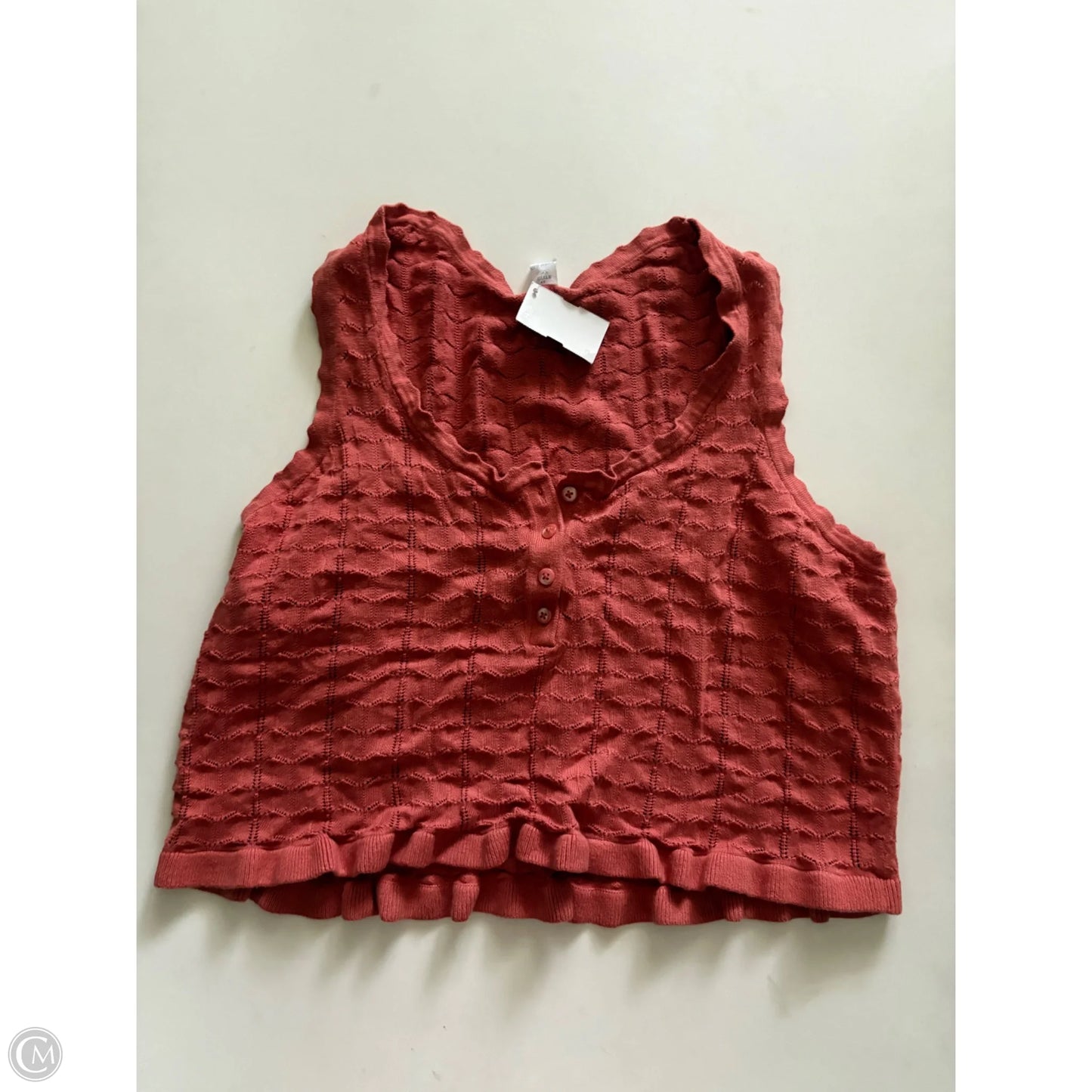 Top Sleeveless By Old Navy In Orange, Size: Xlp