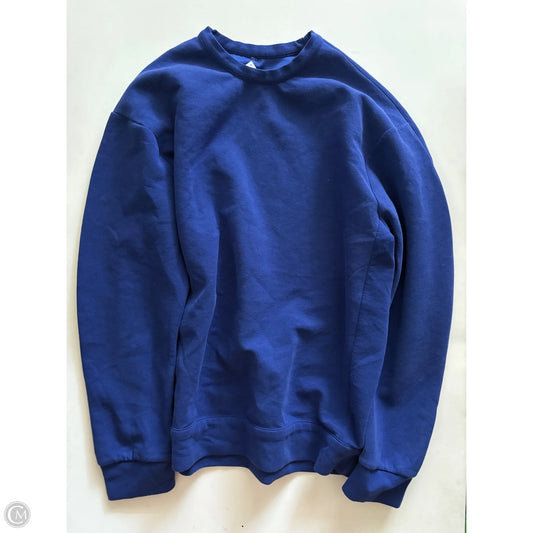 Sweatshirt Crewneck By Nike In Blue, Size: S