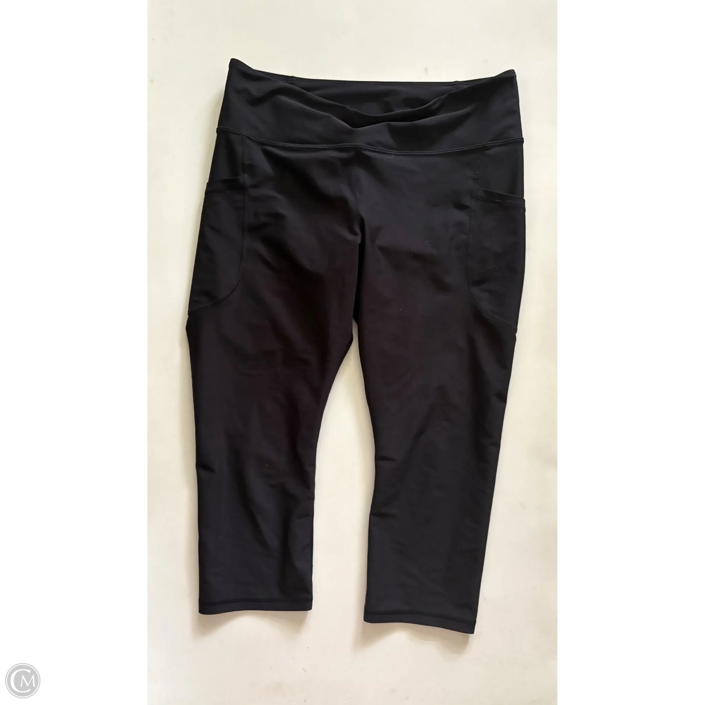 Athletic Leggings Capris By Old Navy In Black, Size: Xl